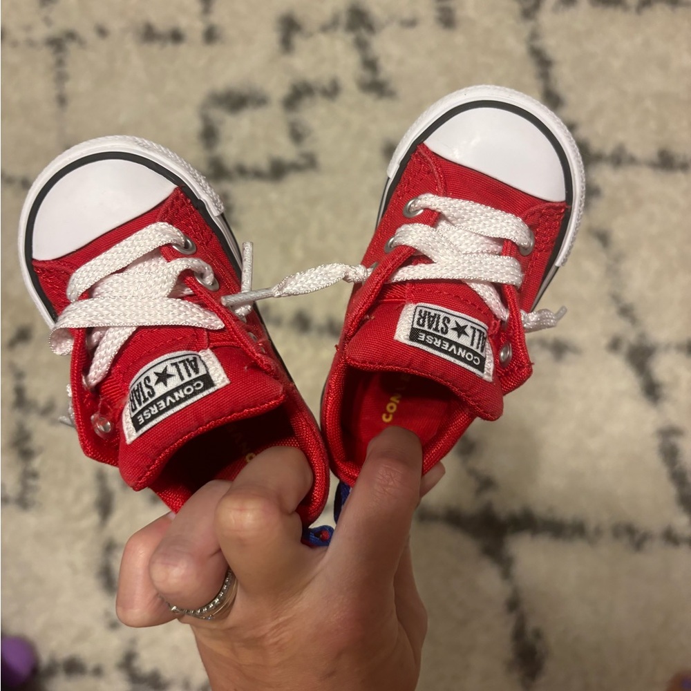 Toddler Red Converse Size 4T